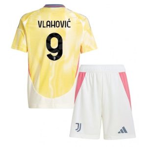 Buy Juventus Dusan Vlahovic #9 Cheap Away Stadium Kit for Kids 2024-25 Football Jerseys For Sale Juventus Dusan Vlahovic #9 Cheap Away Stadium Kit for Kids 2024-25 Football Jerseys