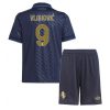 For Sale  Juventus Dusan Vlahovic #9 Cheap Third Stadium Kit for Kids 2024-25 Football Jerseys 3