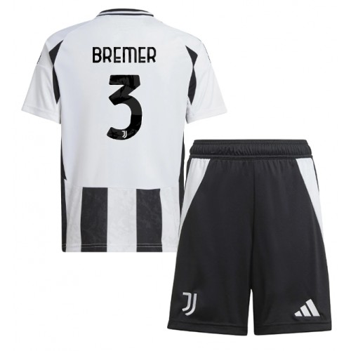 Buy Juventus Gleison Bremer #3 Cheap Home Stadium Kit for Kids 2024-25 Football Jerseys For Sale Juventus Gleison Bremer #3 Cheap Home Stadium Kit for Kids 2024-25 Football Jerseys
