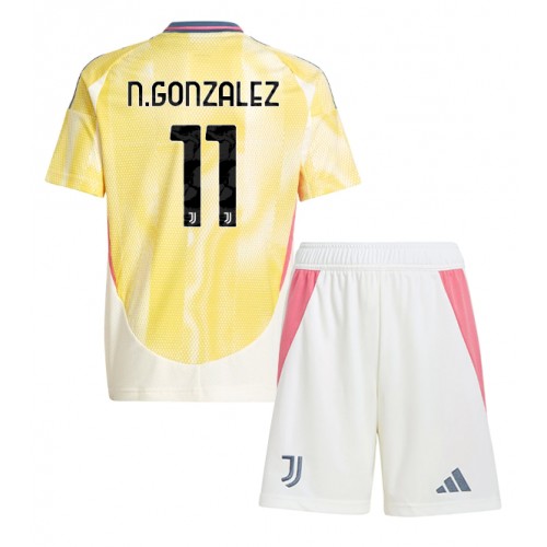 Buy Juventus Nicolas Gonzalez #11 Cheap Away Stadium Kit for Kids 2024-25 Football Jerseys For Sale Juventus Nicolas Gonzalez #11 Cheap Away Stadium Kit for Kids 2024-25 Football Jerseys