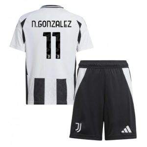 Buy Juventus Nicolas Gonzalez #11 Cheap Home Stadium Kit for Kids 2024-25 Football Jerseys For Sale Juventus Nicolas Gonzalez #11 Cheap Home Stadium Kit for Kids 2024-25 Football Jerseys