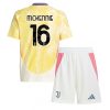 For Sale  Juventus Weston McKennie #16 Cheap Away Stadium Kit for Kids 2024-25 Football Jerseys 3