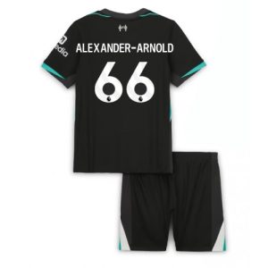Liverpool Alexander-Arnold #66 Away Stadium New Kit for Kids 2024-25 Soccer Jersey