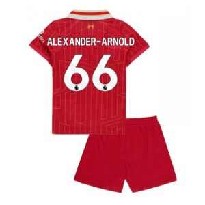 Cheap Liverpool Football Jerseys Alexander-Arnold #66 Home Stadium Kit for Kids 2024-25