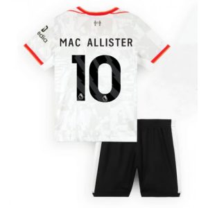 Cheap Football Shirts Liverpool Alexis Mac Allister #10 Third Stadium New Kit for Kids 2024-25