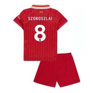 Liverpool Dominik Szoboszlai #8 Home Stadium New Kit for Kids 2024-25 For Sale