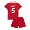 Liverpool Ibrahima Konate #5 Home Stadium New Kit for Kids 2024-25 Soccer Jersey