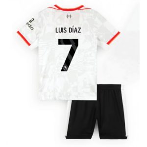 Liverpool Luis Diaz #7 Third Stadium New Kit for Kids 2024-25 Soccer Jersey