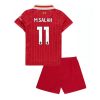 Liverpool Mohamed Salah #11 Home Stadium New Kit for Kids 2024-25 Soccer Jersey