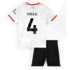 Liverpool Virgil van Dijk #4 Third Stadium New Kit for Kids 2024-25 Soccer Jersey