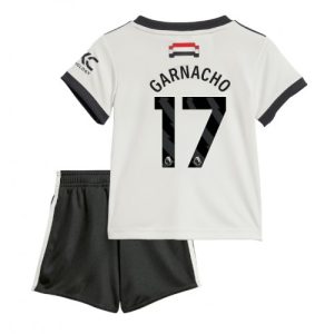 Manchester United Alejandro Garnacho #17 Third Stadium Football Kits for Kids 2024-25 Sale Online