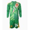 Manchester United Andre Onana #24 Goalkeeper Third Stadium Football Kits for Kids 2024-25 Long Sleeve (+ pants)