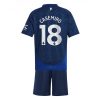 Manchester United Casemiro #18 Away Stadium Football Kits for Kids 2024-25 Sale Online