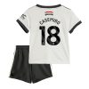 Manchester United Casemiro #18 Third Stadium Football Kits for Kids 2024-25 Sale Online