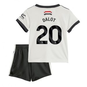 Manchester United Diogo Dalot #20 Third Stadium Football Kits for Kids 2024-25 Sale Online