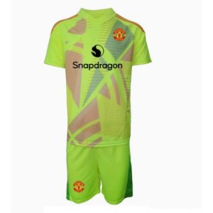 Manchester United Goalkeeper Away Stadium Football Kits for Kids 2024-25 Sale Online