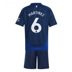 Manchester United Lisandro Martinez #6 Away Stadium Football Kits for Kids 2024-25 Sale Online