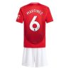 Manchester United Lisandro Martinez #6 Home Stadium Football Kits for Kids 2024-25 Sale Online