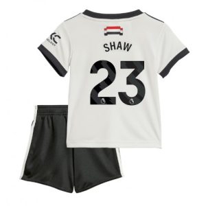 Manchester United Luke Shaw #23 Third Stadium Football Kits for Kids 2024-25 Sale Online