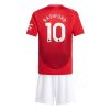 Manchester United Marcus Rashford #10 Home Stadium Soccer Jerseys for Kids 2024-25