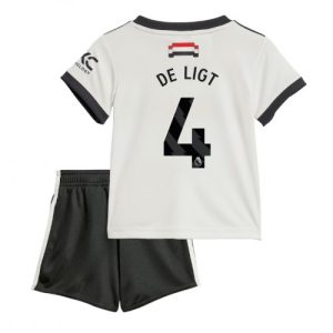 Manchester United Matthijs de Ligt #4 Third Stadium Football Kits for Kids 2024-25