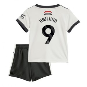 Manchester United Rasmus Hojlund #9 Third Stadium Football Kits for Kids 2024-25