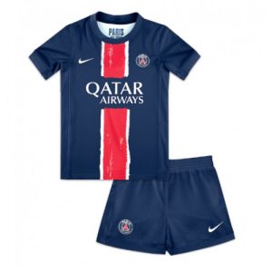 Paris Saint-Germain PSG Home Stadium Football Shirts for Kids 2024-25 Custom Jersey