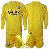 PSG Goalkeeper Cheap Third Stadium Football Shirts for Kids 2024-25