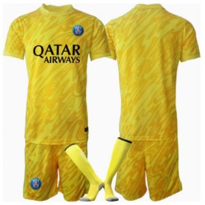 Paris Saint-Germain Goalkeeper Cheap Third Stadium Football Shirts for Kids 2024-25 On Sale