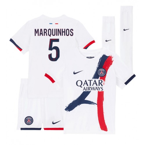 Buy Paris Saint-Germain PSG Marquinhos #5 Cheap Away Stadium Football Shirts for Kids 2024-25 On Sale For Sale Paris Saint-Germain PSG Marquinhos #5 Cheap Away Stadium Football Shirts for Kids 2024-25 On Sale