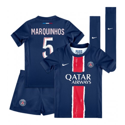 Buy Paris Saint-Germain PSG Marquinhos #5 Cheap Home Stadium Football Shirts for Kids 2024-25 On Sale For Sale Paris Saint-Germain PSG Marquinhos #5 Cheap Home Stadium Football Shirts for Kids 2024-25 On Sale
