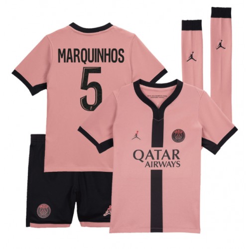 Buy Paris Saint-Germain PSG Marquinhos #5 Cheap Third Stadium Football Shirts for Kids 2024-25 On Sale For Sale Paris Saint-Germain PSG Marquinhos #5 Cheap Third Stadium Football Shirts for Kids 2024-25 On Sale