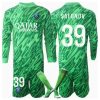 Paris Saint-Germain PSG Matvei Safonov #39 Goalkeeper Home Stadium Football Shirts for Kids 2024-25