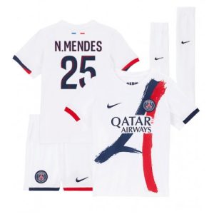 Buy Paris Saint-Germain PSG Nuno Mendes #25 Cheap Away Stadium Football Shirts for Kids 2024-25 On Sale For Sale Paris Saint-Germain PSG Nuno Mendes #25 Cheap Away Stadium Football Shirts for Kids 2024-25 On Sale
