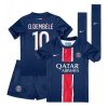 PSG Ousmane Dembele #10 Home Stadium Football Shirts for Kids 2024-25 Sale