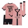 Cheap PSG Ousmane Dembele #10 Third Stadium Football Shirts for Kids 2024-25