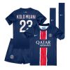 PSG Randal Kolo Muani #23 Home Stadium Football Shirts for Kids 2024-25