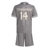 Real Madrid Aurelien Tchouameni #14 Third Stadium Kit for Kids 2024-25 Jersey Set