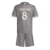 Real Madrid Federico Valverde #8 Third Stadium Kit for Kids 2024-25 Jersey Set