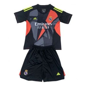 Real Madrid Goalkeeper Away Stadium Kit for Kids 2024-25 Jersey Set