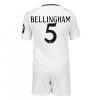 Real Madrid Jude Bellingham #5 Home Stadium Kit for Kids 2024-25 Jersey Set