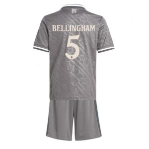 Real Madrid Jude Bellingham #5 Third Stadium Kit for Kids 2024-25 Jersey Set