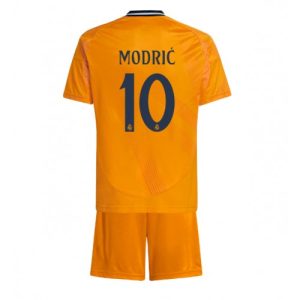 Real Madrid Luka Modric #10 Away Stadium Kit for Kids 2024-25 Jersey Set