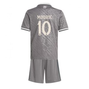 Real Madrid Luka Modric #10 Third Stadium Kit for Kids 2024-25 Jersey Set