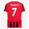 AC Milan Alvaro Morata #7 Cheap Men's Home Stadium Shirt 2024-25 Short Sleeve