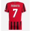 AC Milan Alvaro Morata #7 Home Football Club Jersey Women 2024-25