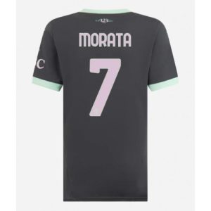 AC Milan Alvaro Morata #7 Third Football Club Jersey Women 2024-25