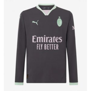 AC Milan Cheap Men's Third Stadium Shirt 2024-25 Long Sleeve