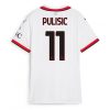Cheap AC Milan Christian Pulisic #11 Away Football Club Jersey Women 2024-25