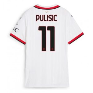 Cheap AC Milan Christian Pulisic #11 Away Football Club Jersey Women 2024-25